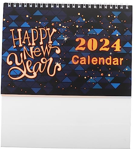 OHPHCALL Tischkalender 2024 Tischkalender 2023-2024 Jahreskalender 2023 Kalender Zum Abreißen Wandkalender Klein Taschenkalender 2023 Kalender Schreibtisch Büro Silvester Papier