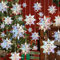 EKKONG 3D Fiocchi di Neve da Appendere, 24 Pezzi Fiocco di Neve per Albero di Natale Decorazione per Natale Festa, Decorazioni Invernali, Decorazioni per Finestre, Fai-da-Te-Artigianato (Laser)