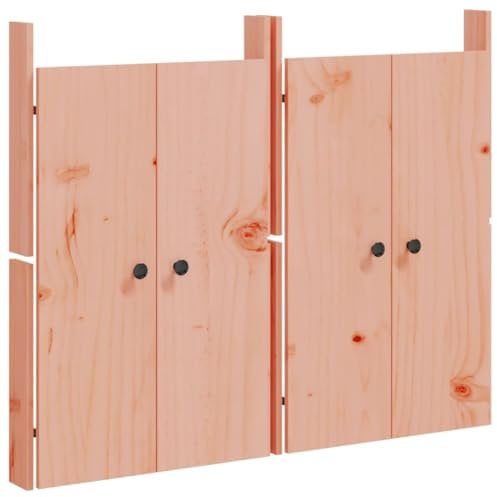vidaXL Puertas Cocina Exterior 2 uds Madera Maciza Douglas 50x9x82 cm