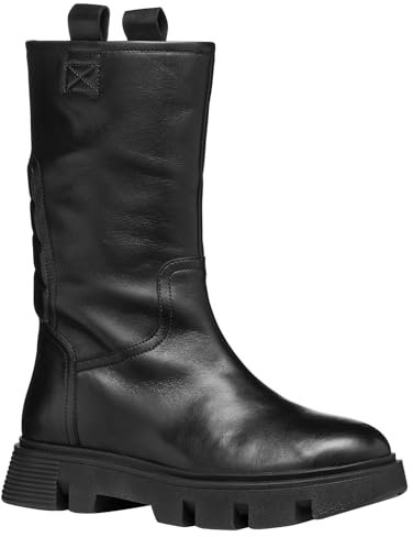 Geox D Vilde E, Stivali alla Moda Donna, Nero, 39 EU