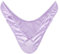 LittleForBig Piccolo segreto Tanga Tuck Gaff Panties liscio setoso nascosto gaff slip modellanti per crossdresser e individui transgender, Viola chiaro, XS