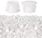 100 Pcs Plastic Hole Plugs 1/2(13mm) Screw Caps Cover White Plastic Hole Plugs for Cabinet Cupboard Shelf Furniture