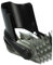 vhbw Kammaufsatz 3-21 mm kompatibel mit Philips QC5050, QC5010 Haarschneider, Bartschneider - Ersatz-Kamm Schwarz Transparent Grau
