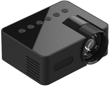 iFutniew YT100 Mini projecteur de maison, portable, noir, LCD, USB, sans fil, projecteur multifonction pour téléphone portable