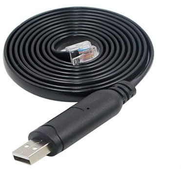 Hwmsza Cavo console switch Alc-tel Lun-ent Om-i serie 6800 6850 FT231XS Cavo console USB RS232 da seriale a RJ45(Gold Color)