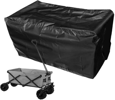 Gartenwagen Abdeckung, Kesser Bollerwagen, Bollerwagen Abdeckung, Outdoor Faltbare Abdeckung Für Bollerwagen Oxford-Tuch Schutzhülle,Gartenwagen Sonnenschutz Schutzhülle Für Handwagen
