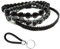 Bracciale Uomo 4 pezzi Pietre Naturali Bracciali Regolabile Pietra Lavica Ossidiana Perline Chakra Energia Guarigione in Omaggio Braccialetto Corda Intrecciata Fatto a Mano + Portachiavi Regalo