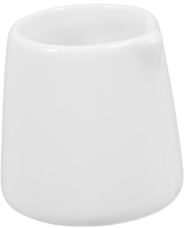 TOPBATHY Jarra De Leche De Mini y Taza Para Servir Leche Casa Blanco Puro Para Café Para Desayunos