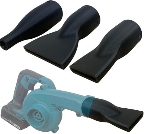 3X Stubby Nozzle Set for Makita DUB185 DUB186 18v Blower Car Drying Stubby Short Attachment - Attachments Set Only