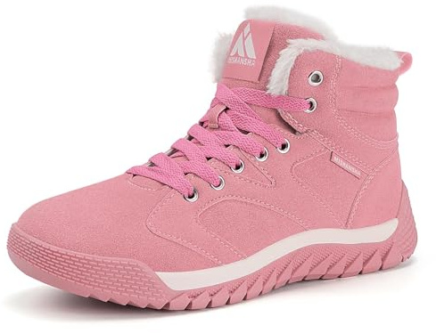 Mishansha Stivali da Invernali per Uomo Donna Caldi Antiscivolo Scarpe da Neve Taglia 36-48 EU