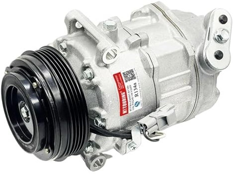 Compresor de aire acondicionado compatible con Fiat Ducato. Furgoneta con chasis de plataforma de 2.3L y 7 CV (01141799, 5802212928, 71796982, 71796979, 1391387080, 5801859861).