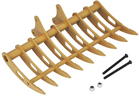 NexaPart Accessoires RC for Pelle Huina, râteau métallique for 1/14 RC 1580 1550 1592 1593 1594 1599, Accessoires de Bricolage