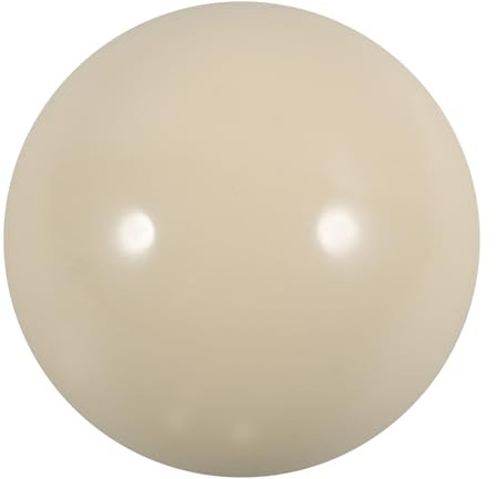 GANAZONO Billard Trainingskugel Weiß Resin Kugel Ersatz Billardball Pool Übungskugel Kratzfest Schlagfest für Spielzimmer Bars Freizeit Spieler Aller Niveaus