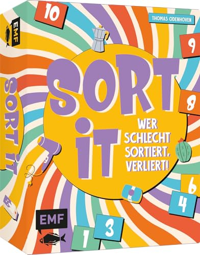 Kartenspiel: Sort it – Wer schlecht Sortiert, verliert!: Das lustige Partyspiel ab 10 Jahren: Wie ästhetisch ist eigentlich eine Klobürste? Und wie nützlich EIN Kaktus?