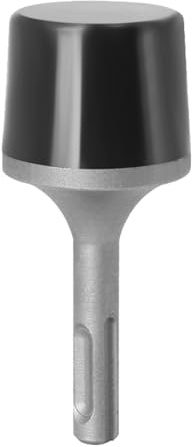 Lunaobrik Herramienta Vibradora De Radiador, Vibrador Portátil Taladro Accesorio, Práctico De Goma Eléctrico Para Borde De Mesa