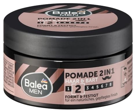 Bartpflege für Männer – Waschschaum, Pflegegel, Bartöl oder Styling Pomade – Reinigung, Feuchtigkeit & Styling für jeden Barttyp (Pomade Haar & Bart 2in1, 100 ml)