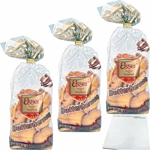usy Bundle für Esser Butterherzen 3er Pack (3x250g Beutel) + usy Block
