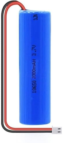 1 x 18650 3.7 V 2000 mAh Lithium-Ion Battery with Xh 2P Plug + Rechargeable Battery Cable DIY