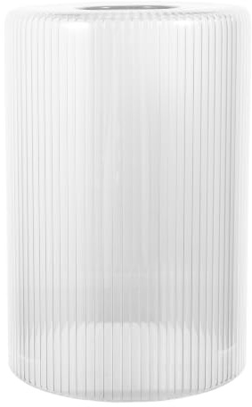 Operitacx Abat-jour en verre transparent de rechange : Couvercle d'abat-jour cylindrique en verre E27 - - cylindrique transparent de rechange pour lampe, douille de 4,2 cm (1,65 pouce)