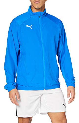 Puma Herren Jacke, Electric Blue Lemonade-Puma White, L