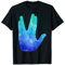 Star Trek: The Original Series Blue Live Long & Prosper Logo T-Shirt