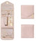bagsmart Schmuck Organizer Tasche Reise Schmuckaufbewahrung für Ringe, Ohrringe, Halsketten, Uhren(Mini-Rosa)