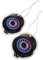 2er Set Tuning Lufterfrischer Duftbaum fürs Auto Air Freshener Design Duft Anhänger (2x Rainbow BBS)