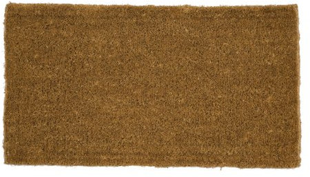 William Armes Limited Kersey Mat Woven Low Profile 15mm Deep Natural Coir Door Floor Scraper Doormat (90cm x 55cm)
