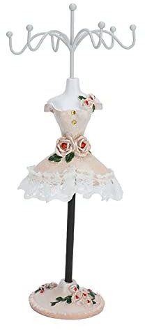 Schaufensterpuppe Harz Schmuck Display Ständer für Ohrring Halskette Ring Prinzessin Kleid Window-Shop Mannequin Resin Jewelry Holder Earring Necklace Ring Stand
