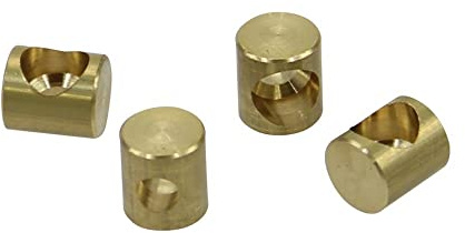 4x Bowdenzug Lochnippel Hohlnippel 8x9 mm kompatibel mit Puch Hercules Kreidler Zündapp Mofa Moped Mokick