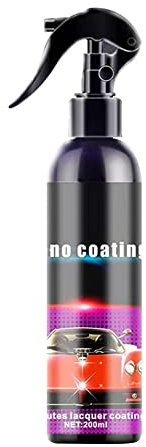 Slakerbe Autopolitur Spray 200 ml, Keramik Coating Spray, Nano Reparatur für Auto Kratzer Entfernt, Schnell Reiniger Farbe, Glas und Andere Oberflächen Schmutz, Lackeschutz Beschichtungsmittel