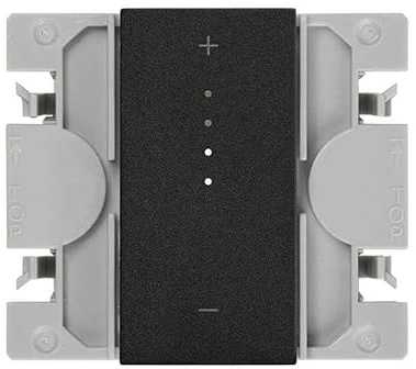 SIMON 270 | Master interruptor regulable iO con tecla estrecha negro mate 21001121-098