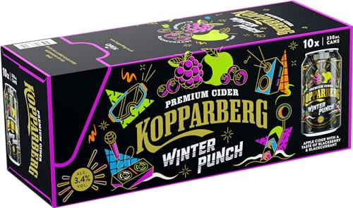 KOPPARBERG WINTER PUNCH Fruit Cider 10 x 330ml CAN