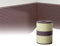 GZGLZDQ Wandpaneele Gepolstert Für Schlafzimmer, 1cm Dick Anti-Kollision Gepolstert Wandpolster Kopfteil, 3D Selbstklebend Wandpaneele Wandpolster(Brown,40cm x 2m)