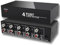 FlyroadUp 3,5 mm Aux + RCA L/R Audio-Splitter 1 in 4 Out Stereo Analog Audio Distributor Box
