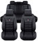 LECREA Auto Sitzbezüge Set für BMW F10 E36 E39 E30 X3 E83 E90 E60 X5 E53 F30 E34 X5 E70 2000-2023, Allwetter PU Leder Autositzbezüge, 5 Sitzer Autositzschoner Vorne und Hinten, Wasserdicht