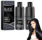 Shampoo Centella Schwarz Haarfärbeshampoo,Instant Hair Shampoo,Haarfarbe Shampoo Für Graues Haar,Natürliche Schwarze Haarfarbe Shampoo 3 In 1,Instant Black Hair Shampoo,Für Männer & Frauen-2PC*100ml