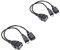 Adaptateur USB Netzwerk 2PCS TV KABEL Adaptateur Ethernet Adaptateur Fire TV Stick 4K Fire TV Stick USB Adaptateur USB Port Terminal Adaptateur OTG Câble pour Fire TV 3 ou 2nd Gen Fire Stick.