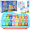 Paw Patrol 2-in-1 Baby-Klavier-Xylophon-Spielzeug für Kinder, Kleinkinder, Mädchen, Jungen, Musikinstrument mit bunten Tasten, Tastatur, Notenblätter, zwei Schlägel
