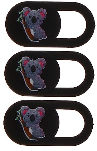 PHENOFICE Copri Webcam Con Cursori Per La Privacy e La Sicurezza 3 Pezzi Per Telefono Pc e Tablet