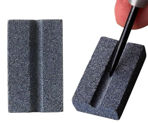 Dart Sharpener for Steel Tip | V-Shape Darts Sharpener Whetstone | Portable Tip Point Dart Sharpening Stone, Dart Sharpener Tools for Easy Polishing and Deburring