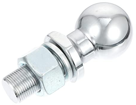 BUGUUYO Anhängerkupplungskugel Mit Mutter Und Sicherungsscheibe Für Anhängerkupplung Auto Wohnmobil Yachtanhänger