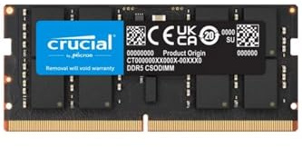 Crucial 16GB 6400MHz DDR5 Laptop RAM Memory CT16G64C52CS5