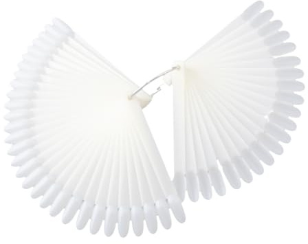 Gatuida 2 ensembles Nuanciers Éventail Bâtonnets de Vernis à Ongles Outils de Manucure Professionnels pour Affichage Couleur Fins et Durables Adaptés Salon et Pratique Artistique
