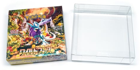 RetroRetter Schutzhüllen - 0,5 mm - für Pokemon japanische 20er / 30er Display Booster Box z.B. 151 - TCG Hülle