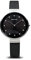 BERING Damen Uhr Quarz Movement - Classic Collection mit Satin und Saphirglas 12034-XXX Armbandsuhren - 3 ATM, Schwarz/Silber