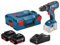 Bosch Professional 06019H4001 Perceuses-Visseuses à Percussion sans Fil, 18 V, Noir/bleu/rouge