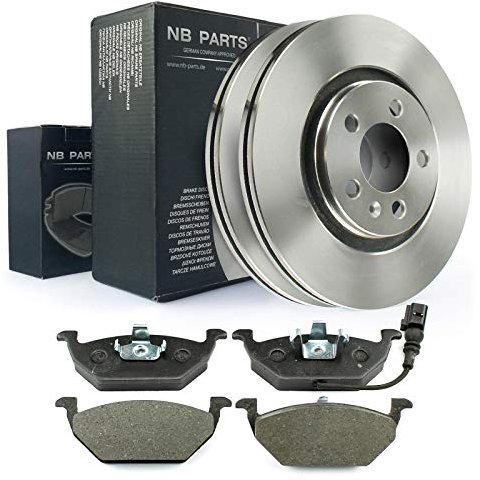 NB PARTS Bremsscheiben 280mm Bremsbeläge vorne passend für Audi A3 8L1 Seat Skoda VW Golf 4 Bora