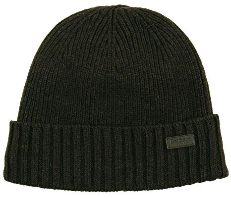 Barbour Carlton Mens Beanie Dark Green One Size