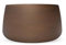 MOOVERE Vaso di fiori in moderno colore opaco, in polietilene, leggero, resistente, per piante e fiori (80 cm, bronzo)